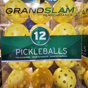 Grand Slam Yellow Pickleballs 12-Pack